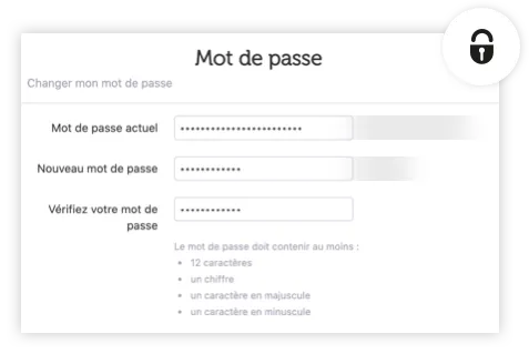 Options de sécurité avancées Image