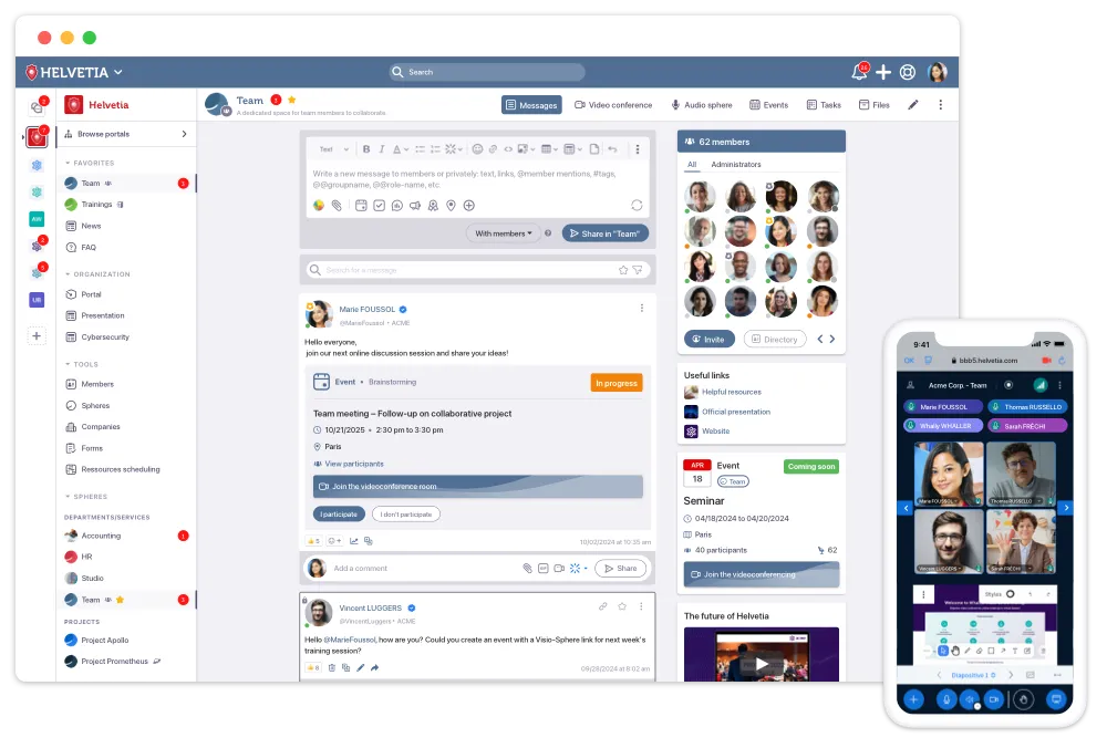 Gate sphère Helvetia