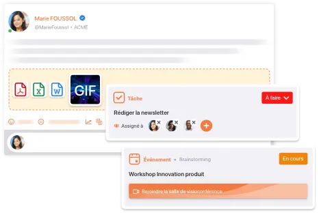 Envoyer des messages sur la plateforme sociale Whaller