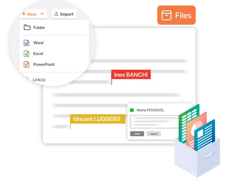 Access the file box on your Whaller collaboration platform